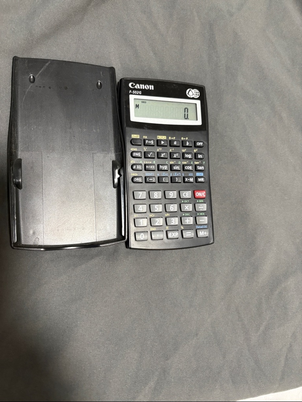 Canon  F-502G Black Scientific Calculator with Slide-On Cover